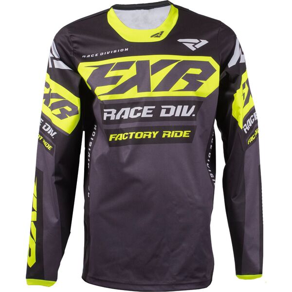 fxr cold cross rr maglia motocross nero giallo m