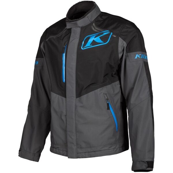 klim traverse gore-tex giacca tessile motociclistica nero grigio blu m