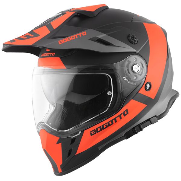 bogotto v331 pro tour casco enduro arancione xl