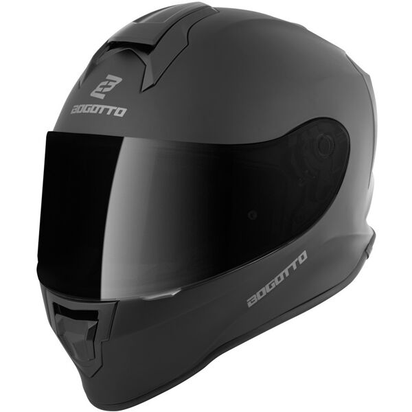 bogotto v151 solid casco per bambini nero m