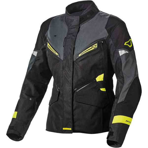 macna sonar nighteye giacca tessile moto da donna nero xl