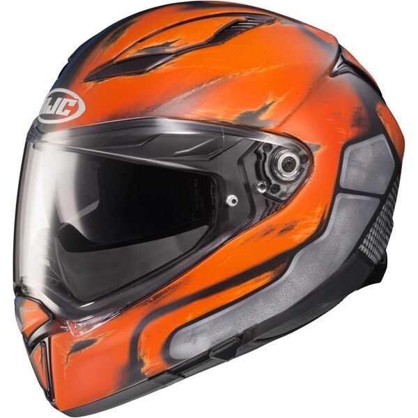 hjc f70 death stroke casco blu arancione s