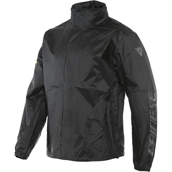 dainese vr46 moto pioggia giacca nero giallo m