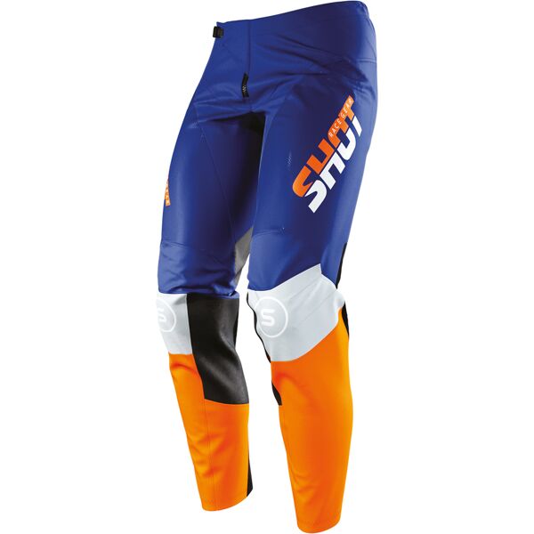 shot contact spirit pantaloni motocross blu arancione 28