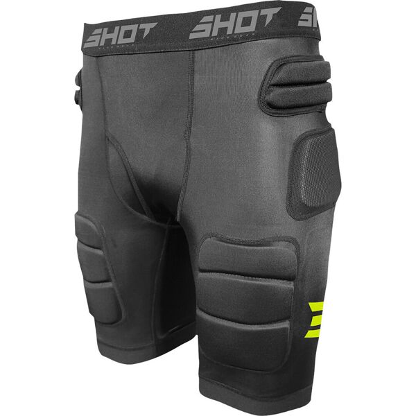 shot interceptor 2.0 pantaloncini protettiri nero xl