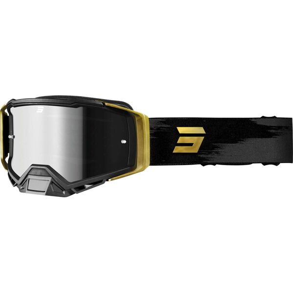 shot core occhiali motocross oro