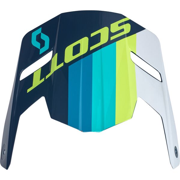 scott 350 evo plus track ece picco casco verde blu xs m