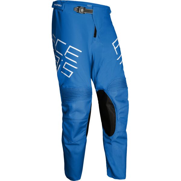 acerbis mx track pantaloni motocross blu 34