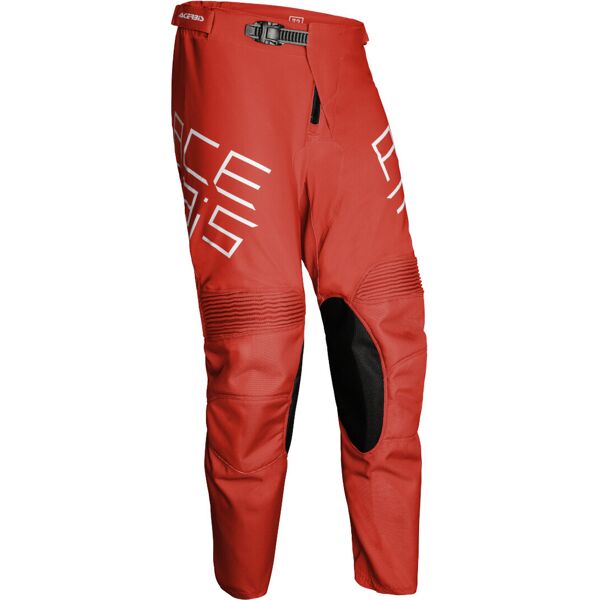 acerbis mx track pantaloni motocross rosso 34