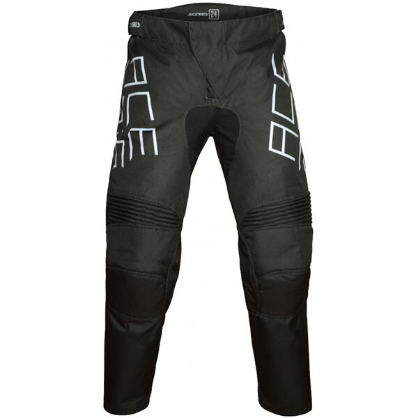 acerbis mx track pantaloni motocross per bambini nero m