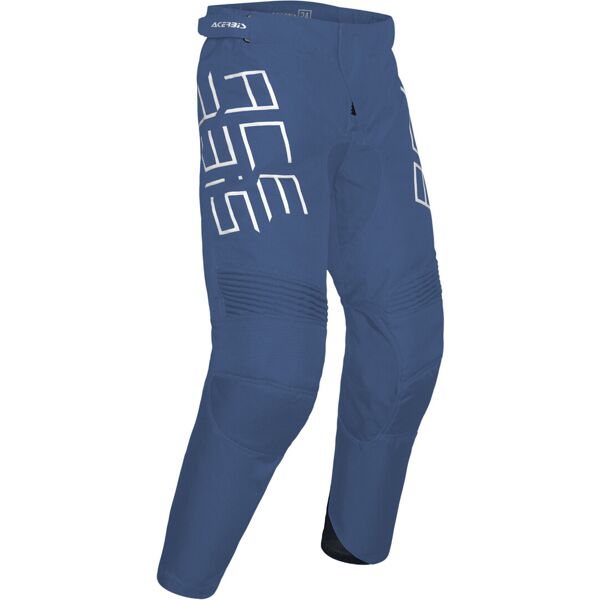 acerbis mx track pantaloni motocross per bambini blu 24