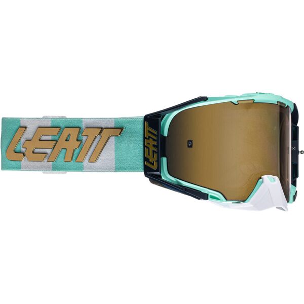 leatt velocity 6.5 iriz guard occhiali motocross turchese unica taglia