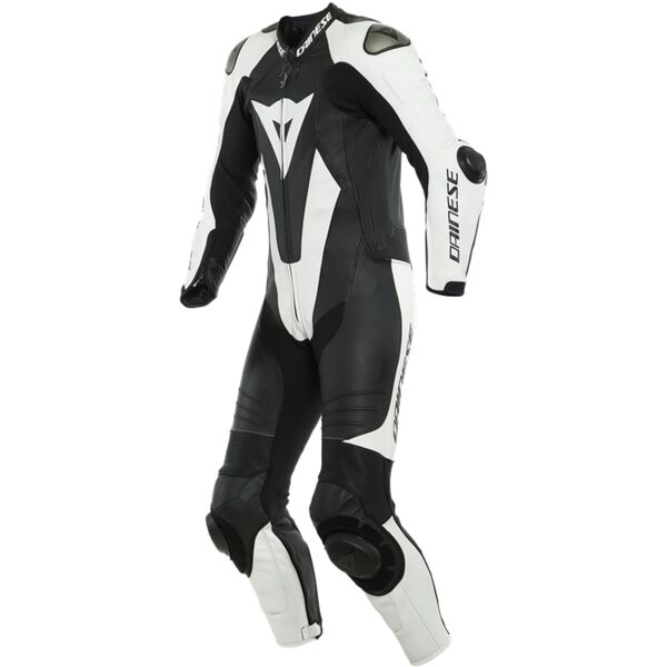 dainese laguna seca 5 abito in pelle per moto perforato a un pezzo nero bianco 60