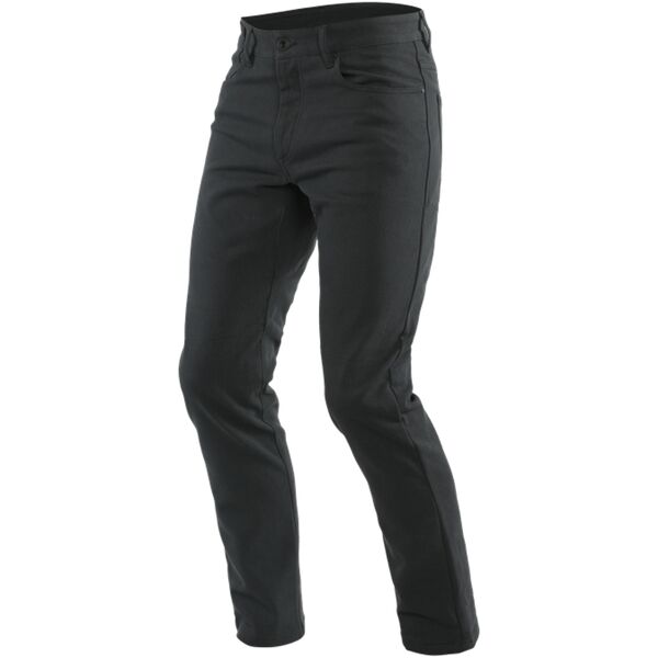 dainese casual slim pantaloni in tessuto motociclistica nero 37