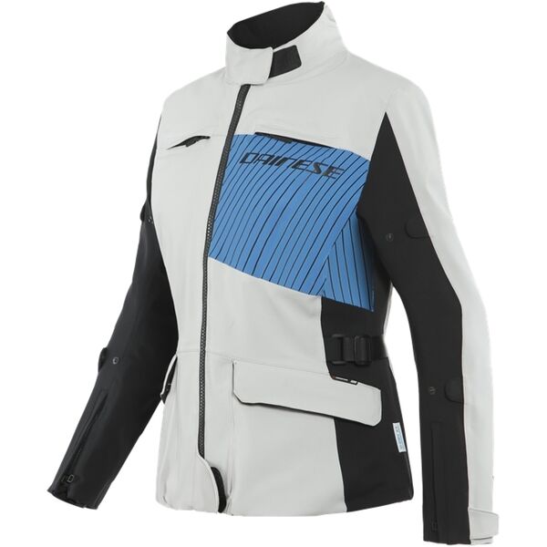 dainese tonale d-dry xt giacca tessile da donna nero grigio blu 48