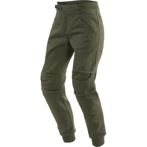 dainese trackpants pantaloni tessili per moto da donna verde 36