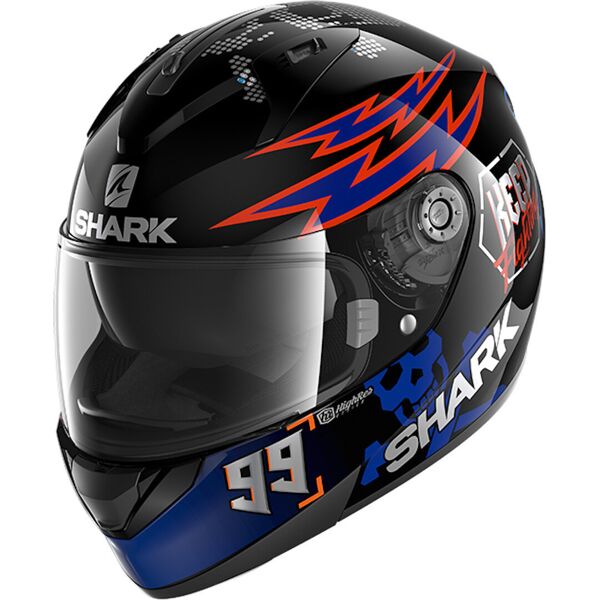 shark ridill 1.2 catalan bad boy casco nero rosso blu xl