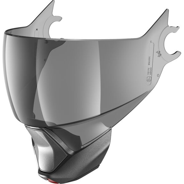 shark evojet set di tende visor chin grigio argento unica taglia