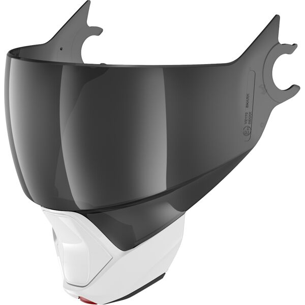 shark evojet set di tende visor e chin grigio bianco unica taglia