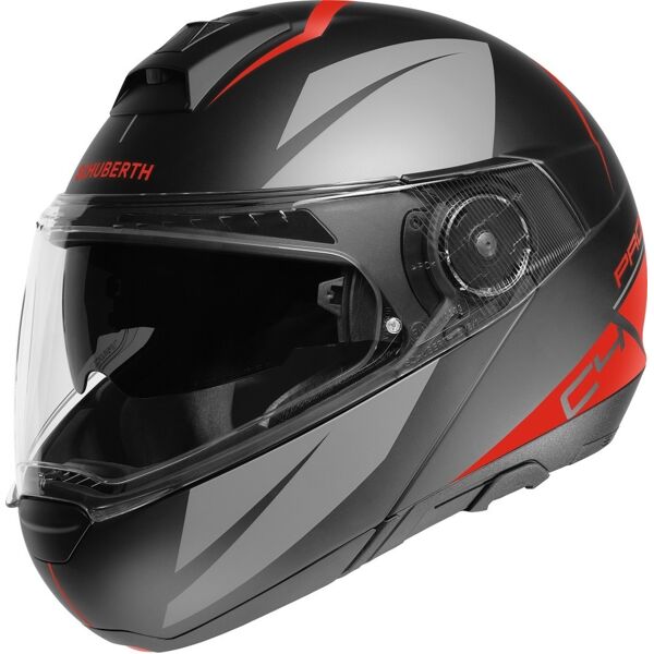 schuberth c4 pro merak casco rosso s