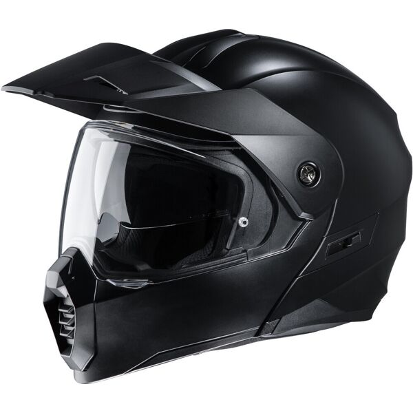 hjc c80 semi mat casco nero 2xl