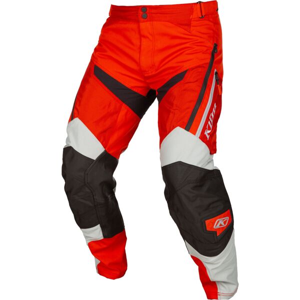 klim dakar in the boots pantaloni motocross nero rosso 36