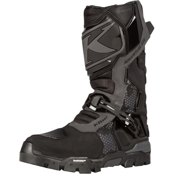 klim adventure gtx stivali motocross nero grigio 49