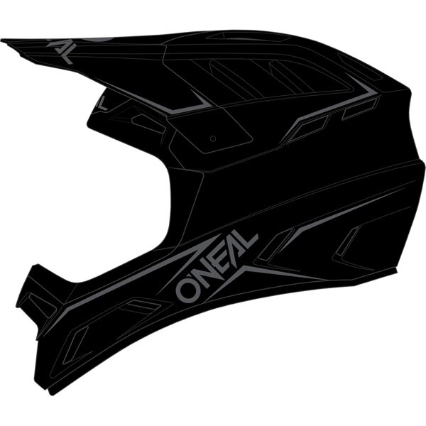 oneal backflip solid casco da discesa nero xl