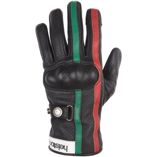 helstons eagle air guanti da moto nero verde 2xl