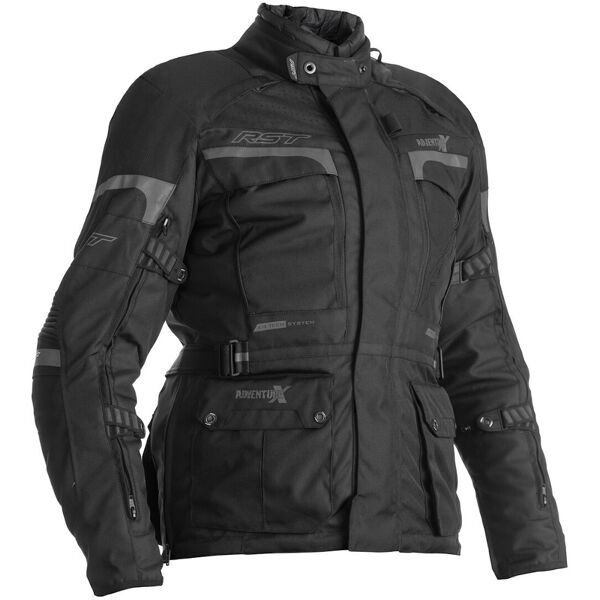 rst pro series adventure-x giacca tessile da donna nero m