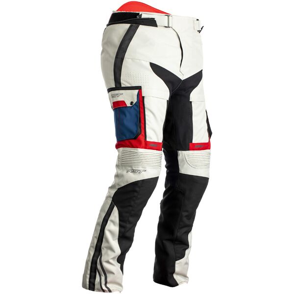 rst pro series adventure-x pantaloni tessili da donna bianco rosso blu xl