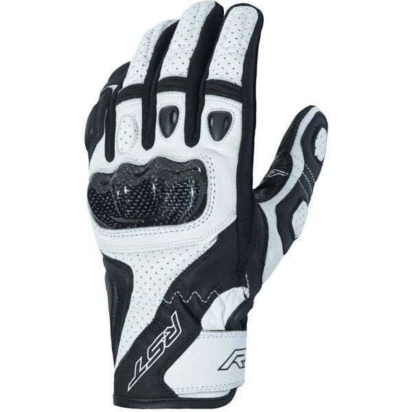 rst stunt iii guanti da moto nero bianco xs