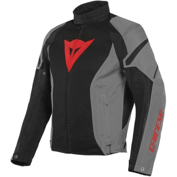 dainese air crono 2 tex giacca tessile moto nero grigio 58