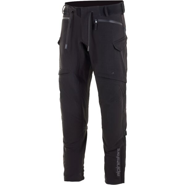 alpinestars juggernaut pantaloni tessili per moto impermeabili nero m