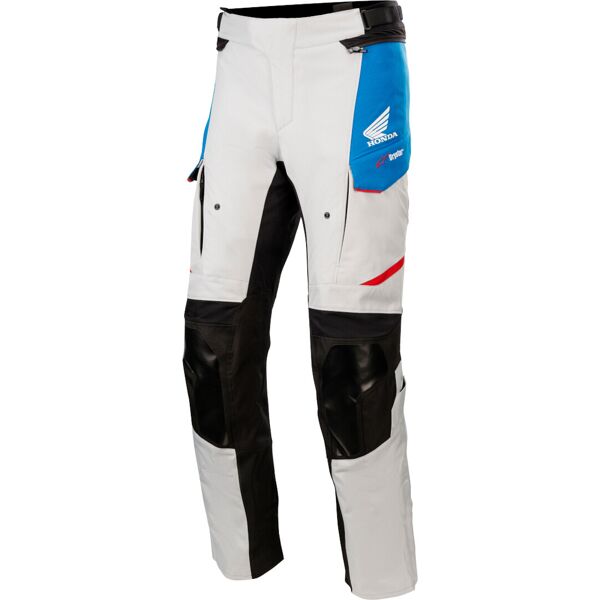 alpinestars honda andes v3 drystar pantaloni tessili da moto grigio blu xl