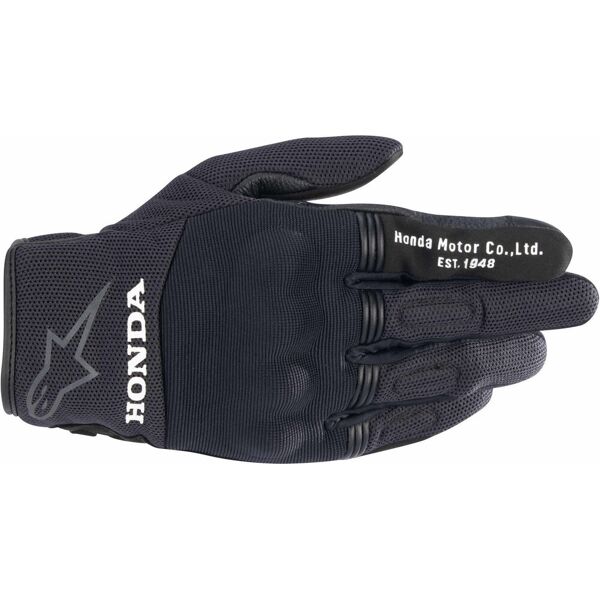 alpinestars honda copper guanti da moto nero xl