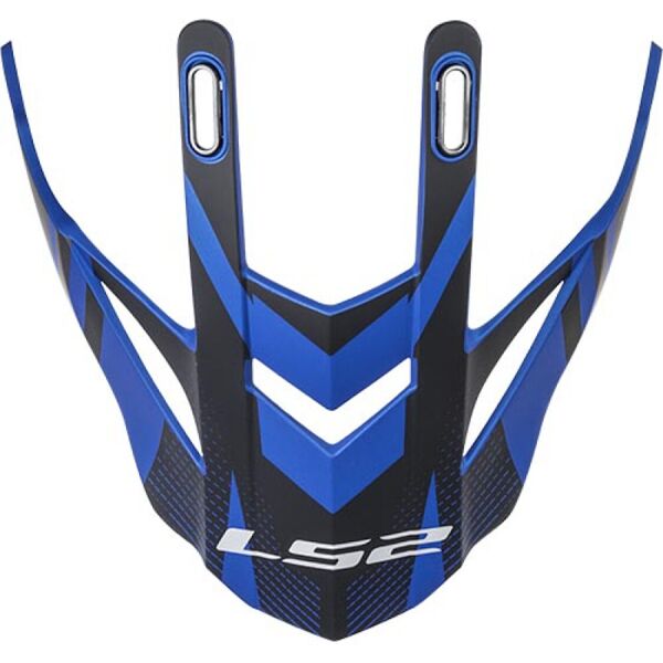 ls2 mx436 pioneer picco del casco nero blu unica taglia