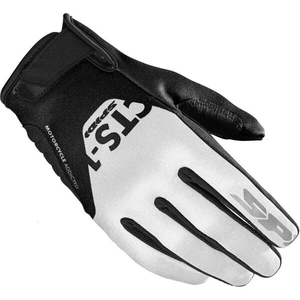 spidi cts-1 guanti da moto da donna nero bianco l