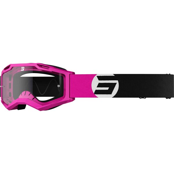 shot assault 2.0 astro occhiali da motocross nero rosa unica taglia