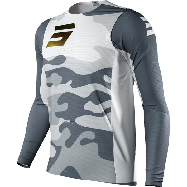 shot aerolite prime maglia motocross grigio m