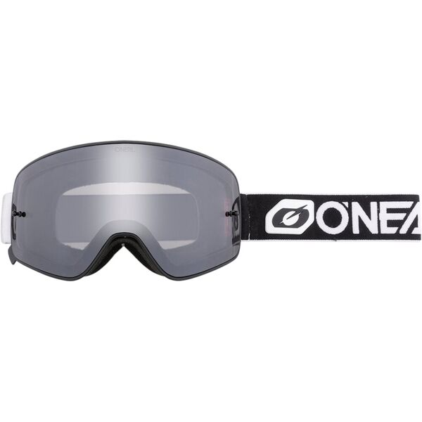 oneal b-50 force v.22 occhiali da motocross nero bianco unica taglia