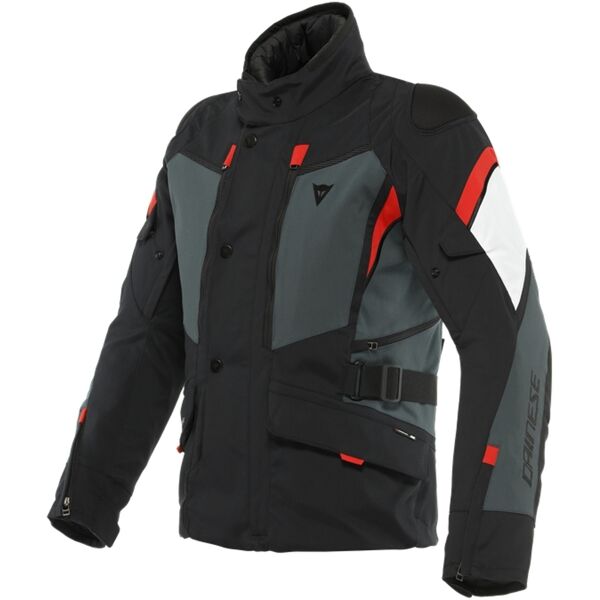 dainese carve master 3 gore-tex giacca tessile moto nero grigio rosso 48