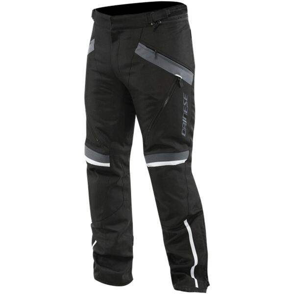 dainese tempest 3 d-dry pantaloni tessili moto nero grigio 50