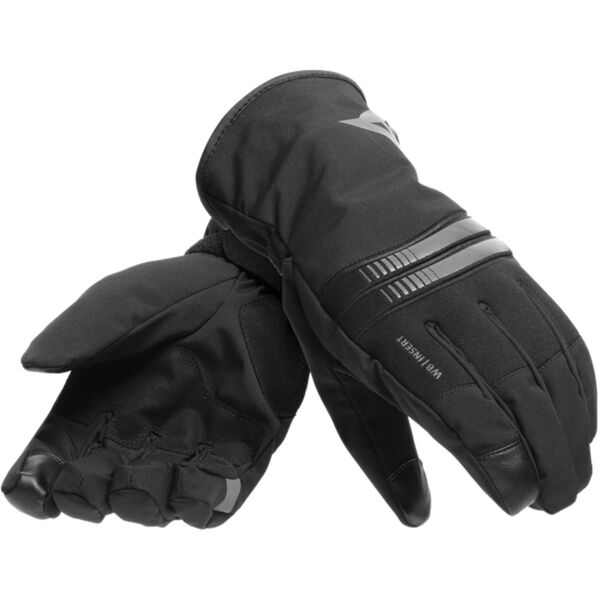 dainese plaza 3 d-dry motorcycle gloves guanti moto nero grigio l