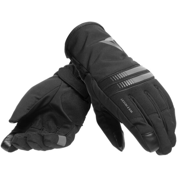 dainese plaza 3 d-dry ladies motorcycle gloves guanti moto donna nero grigio xl