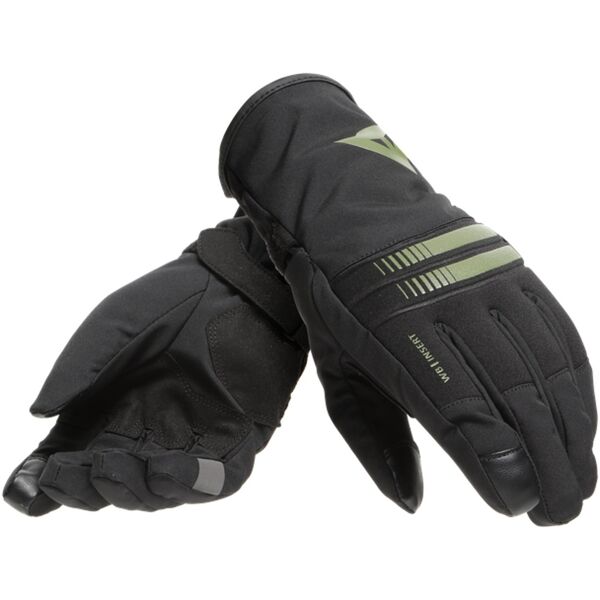 dainese plaza 3 d-dry ladies motorcycle gloves guanti moto donna nero verde s