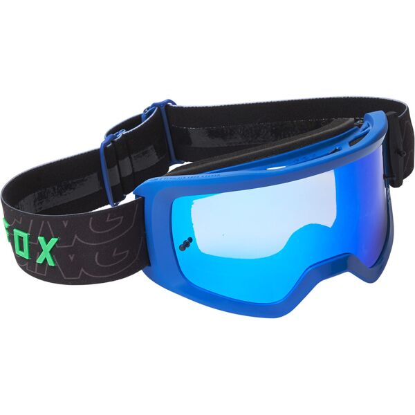 fox main peril spark occhiali da motocross blu unica taglia