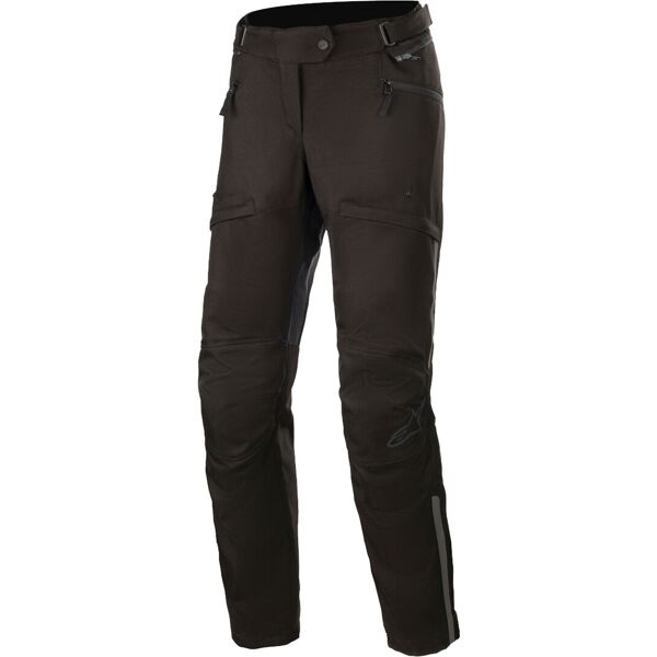 alpinestars stella ast-1 v2 pantaloni tessili impermeabili per donne da moto nero 2xl