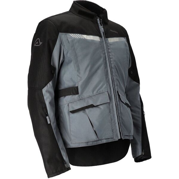 acerbis x-trail giacca tessile moto da donna nero grigio 2xl