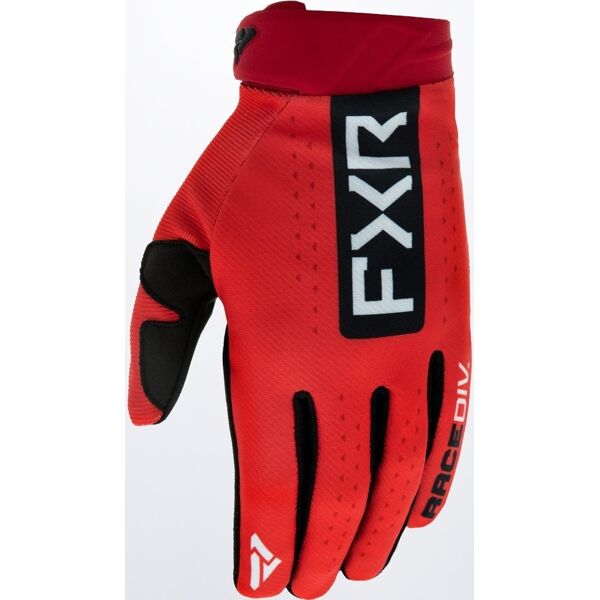 fxr reflex guanti motocross nero rosso 2xl